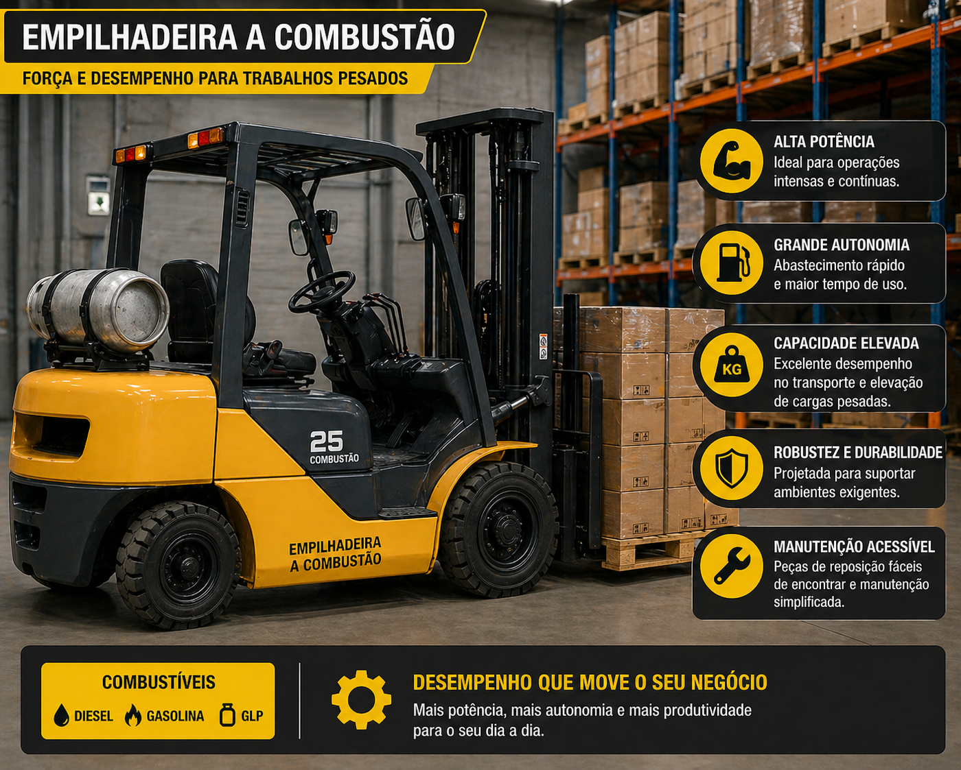 Empilhadeira a Combustão